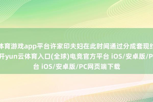 体育游戏app平台许家印夫妇在此时间通过分成套现约500亿港元-开yun云体育入口(全球)电竞官方平台 iOS/安卓版/PC网页端下载